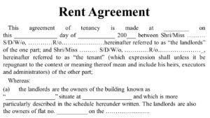 contratto di affitto firmato e chiavi in mano