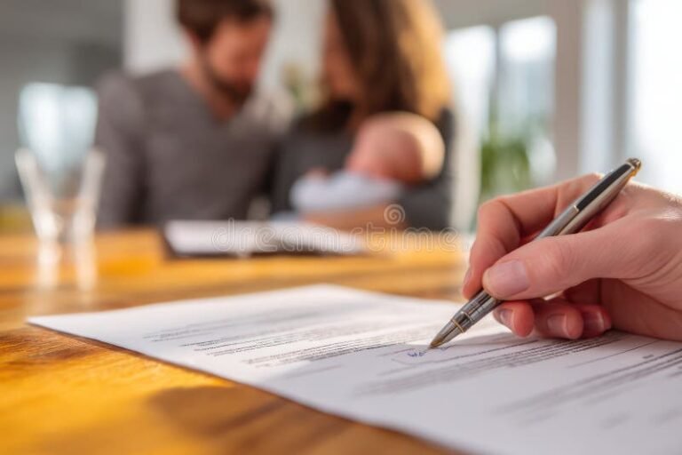 mani che tengono documenti legali importanti