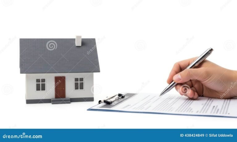 Come Si Effettua Il Cambio Di Residenza Dopo L’Acquisto Della Prima Casa 2 persona che firma documenti con casa sullo sfondo